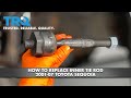 How to Replace Inner Tie Rods 2001-07 Toyota Sequoia