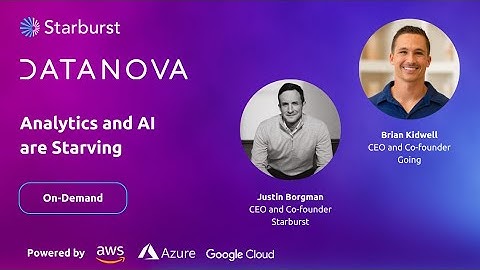Analytics and AI are starving | Datanova 2024