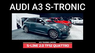 #Audi #A3 2.0 TFSI S line Sportback #STronic quattro Euro 6 (s/s) 5dr #VIRTUALCOCKPIT