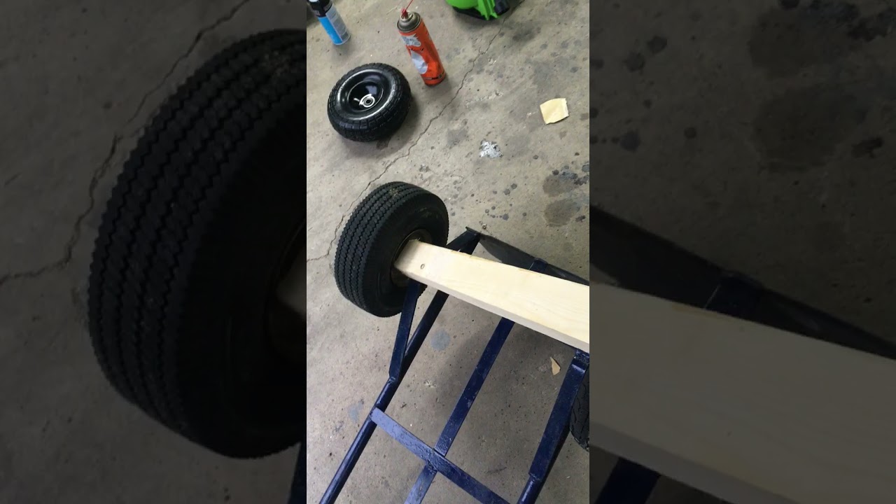 Quick and Easy Hand Truck Dolly Wheel Replacement!!!