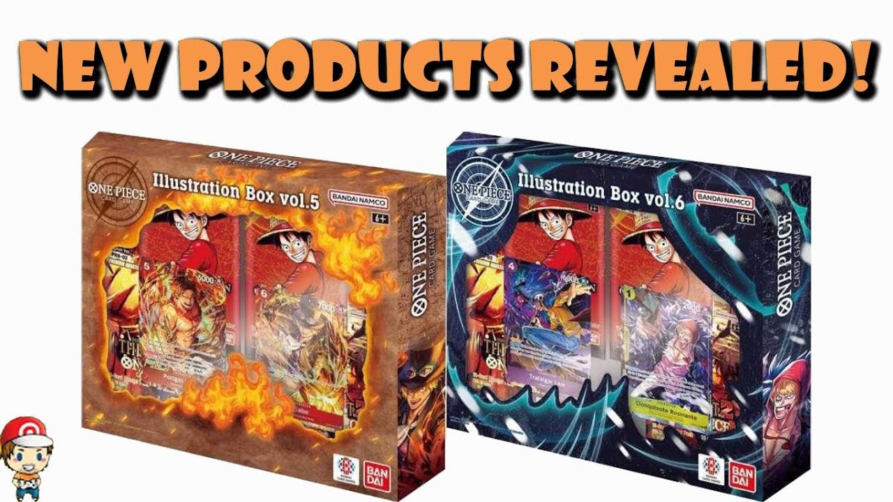 Brand New One Piece TCG Illustration Boxes Revealed! Ace & Sabo
