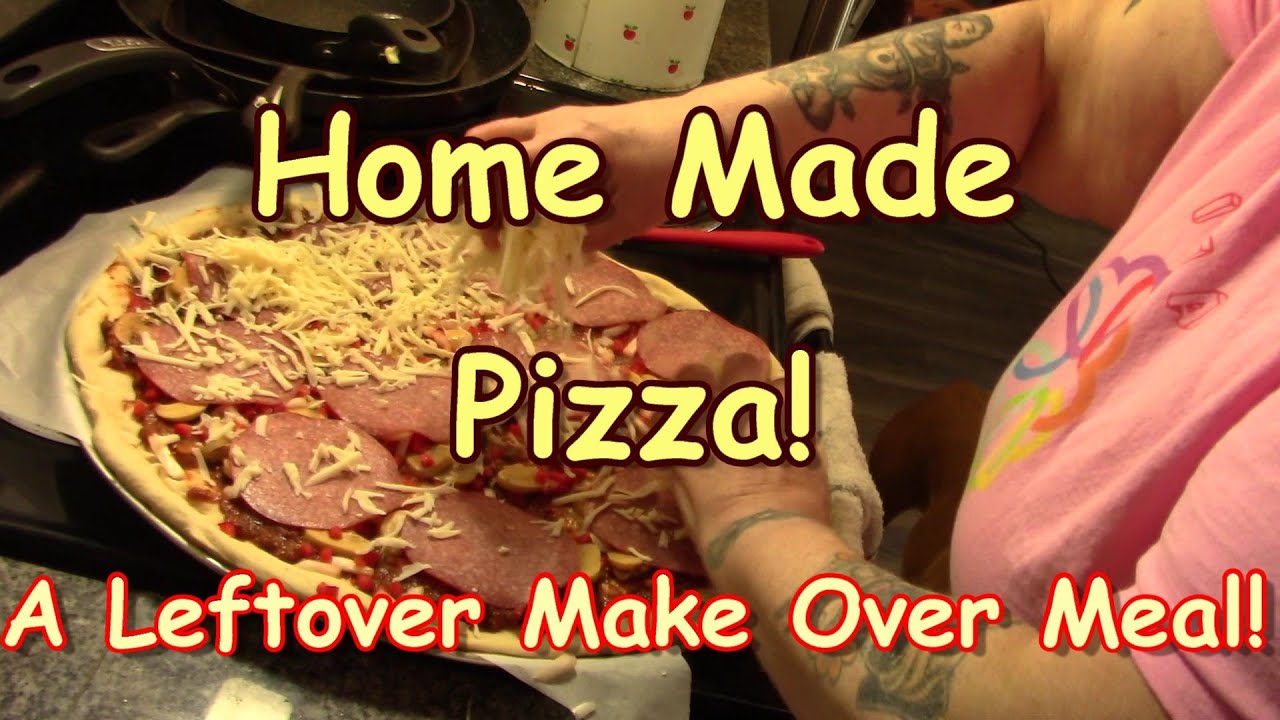 Pizza From Leftovers & Pantry Stock! - YouTube