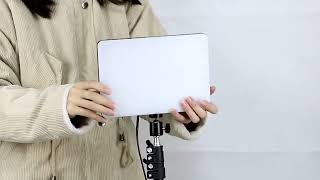 10inch LED Video Light Panel Kit EU Plug 2700K-5700K Photograp 10inch LED Video Light Panel Kit EU Plug 2700K-5700K Photograp