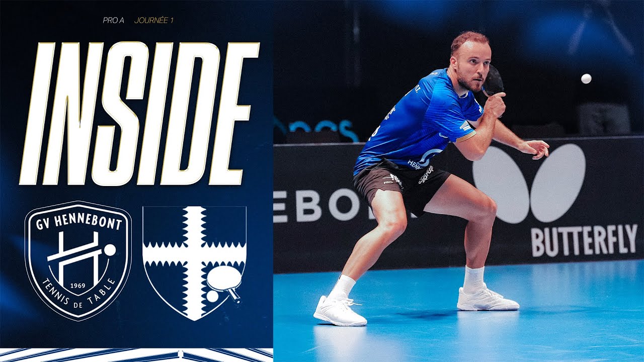 Simon Gauzy de retour en France, premier match avec Hennebont | INSIDE GVHTT