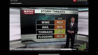 WAND weather Tuesday evening weather July 30 2024