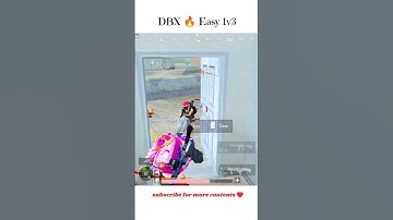 EASY 1V3 WITH DBX 🔥🔥 #shorts #short #shortsviral #bgmi #pubgmobile #1v3 #gaming