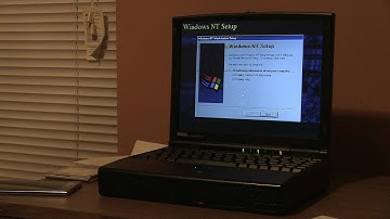 [ASMR] FULL INSTALL of Windows NT Workstation 4.0 on a 1997 Dell Latitude XPi CD