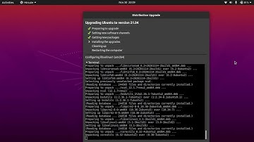 upgrade ubuntu 20.04 to 21.04 step by step