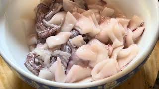 Goan squid Ambot Tik | manki (calamari) Ambot Tik