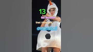 13 OVERRATED #TaylorSwift songs 👀🫶🏼 | #shorts #swifties #fyp
