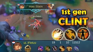 1ST GENERATION CLINT GAMEPLAY (CRAZY ULTIMATE) - MOBILE LEGENDS