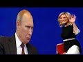 ПУТИН!  Я НЕ пойму, ЧЁ эта АМЕРИКАНКА сидит тут КОМАНДУЕТ!???