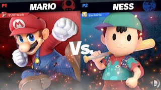 Super Smash Bros Ultimate MarioRyu (Mario) vs ElectricSu (Ness)