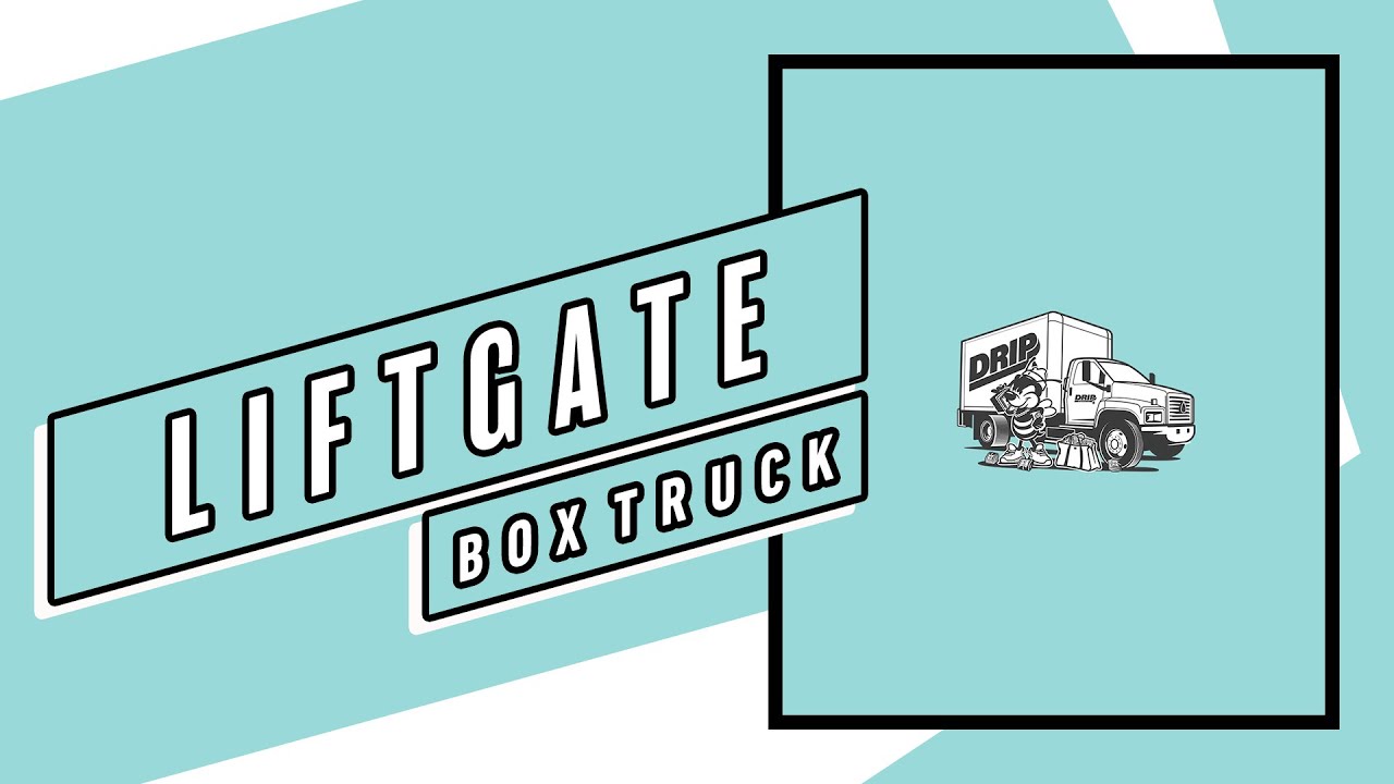 How To Use A Lift Gate Loading & Unloading Box Truck With Lift Gate