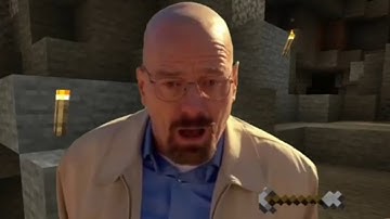 Walter White from Breaking Bad plays Minecraft
