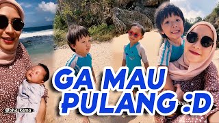 PERTAMA KALI DEDE BABY MAIN KE PANTAI | The Bramantyos Story