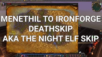 Menethil to Ironforge deathskip - Classic WoW