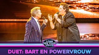 Video thumbnail of "Bart Kaëll & Powervrouw in duet met "Zeil Je Voor Het Eerst" | I Can See Your Voice | VTM"