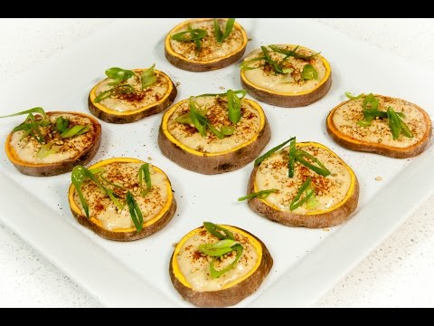 Sweet Potato Bites (Vegan & Low Salt!)