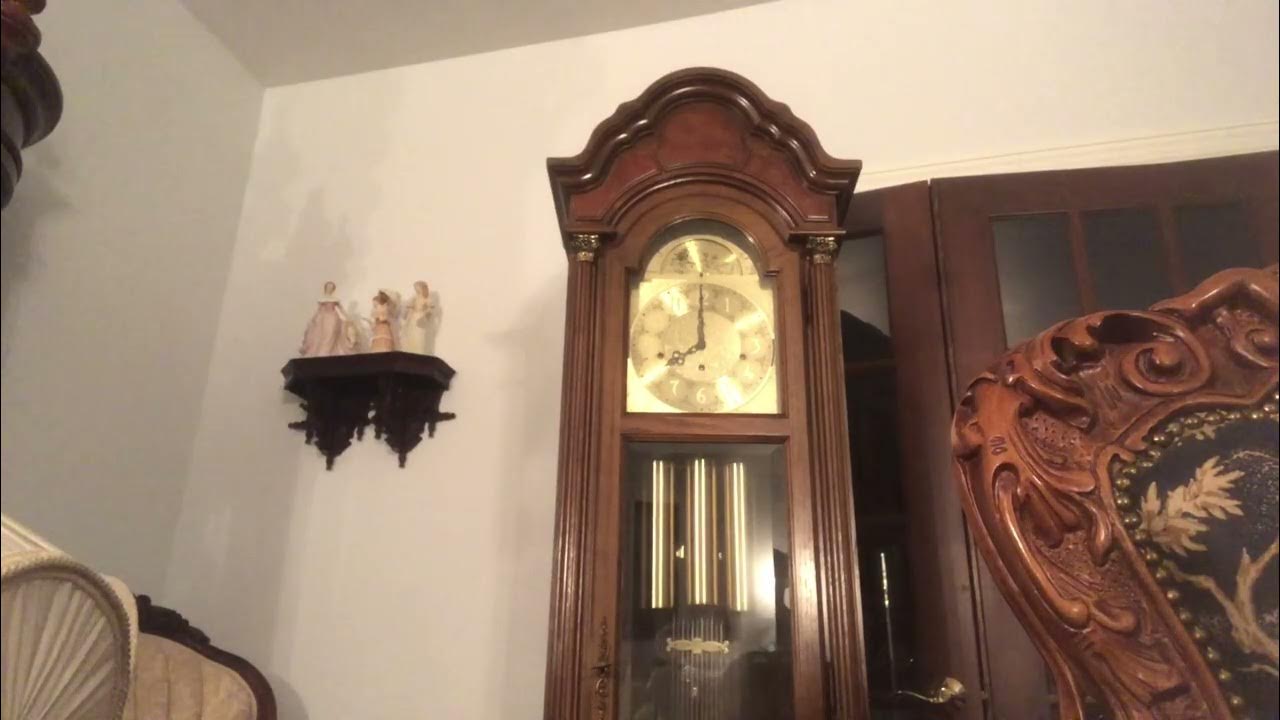 Pearl Grandfather Clock at 8PM (Whittington Chime) YouTube