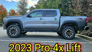 Lifted 2023 Nissan Frontier Pro-4x On Stock Wheels