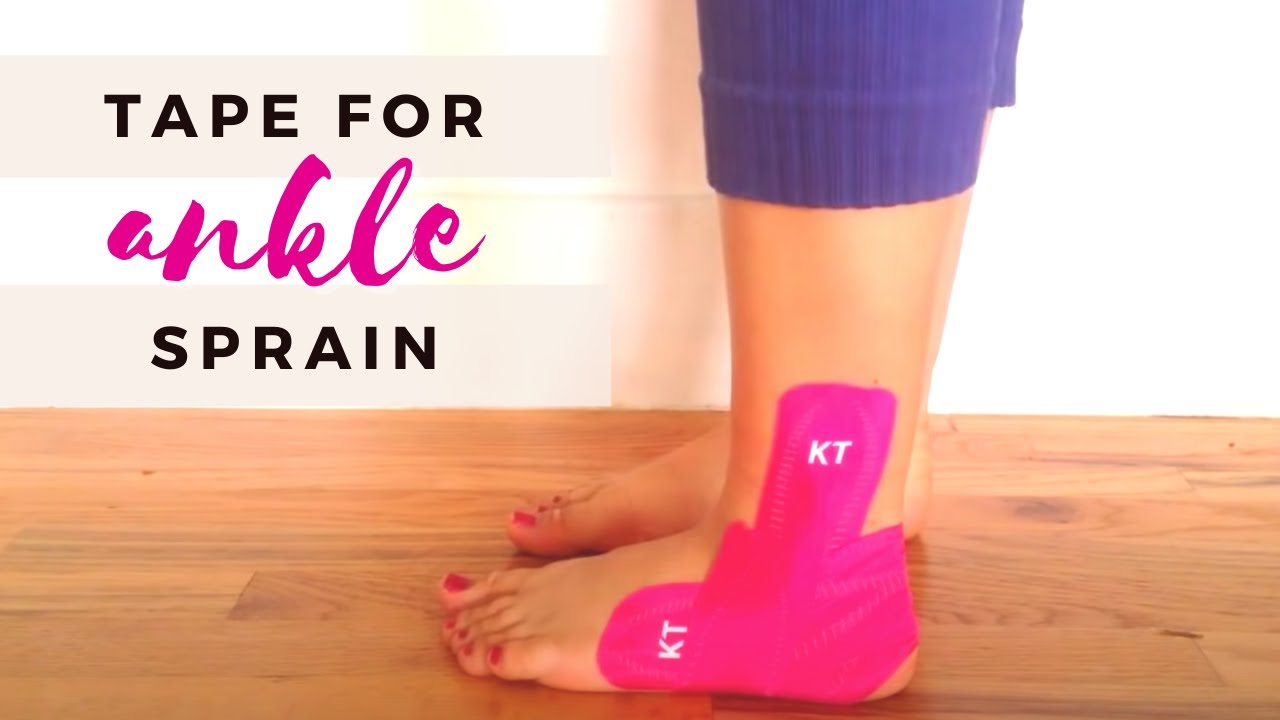 Kt Tape Tutorial Ankle Sprain Youtube