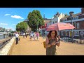 London Walk in Summer Heatwave - South Bank &amp; Beach to Borough Market