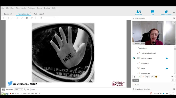 School for Change Agents - Session 4 - Moving to action