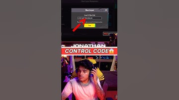 🔥 Jonathan’s Secret Control Code EXPOSED! 😱 | BGMI Tips & Tricks #jonathan