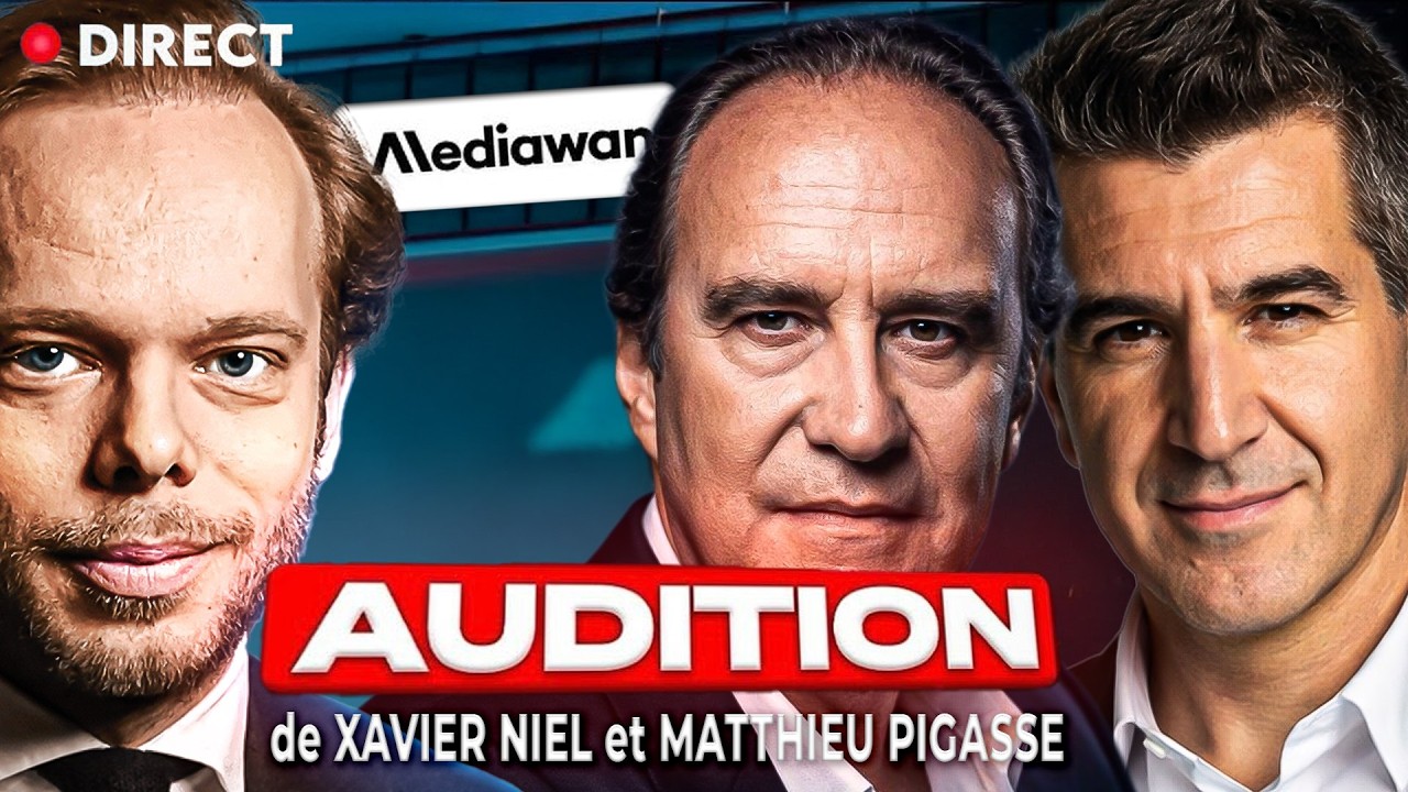 Commission d'enquête : auditions de Xavier Niel et Matthieu Pigasse, actionnaires de Mediawan