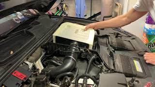Audi Q7 2017 Engine Air Filter replacement