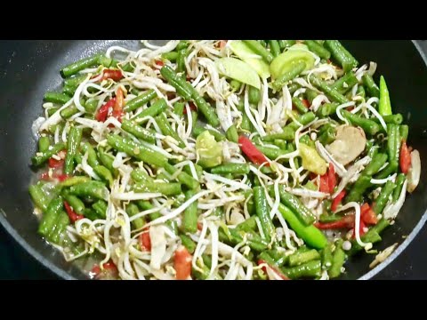 Masakan simple ENAK BANGET bikin LAHAP MAKAN!! TUMIS KACANG PANJANG IKAN TERI