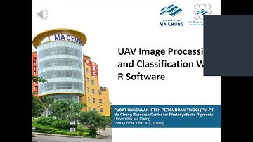 Webinar UAV Image Processing and Classification With R Software