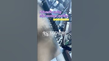 TS-J44 automatic picture frame spring clips montage machine,automatic install frameless spring clips