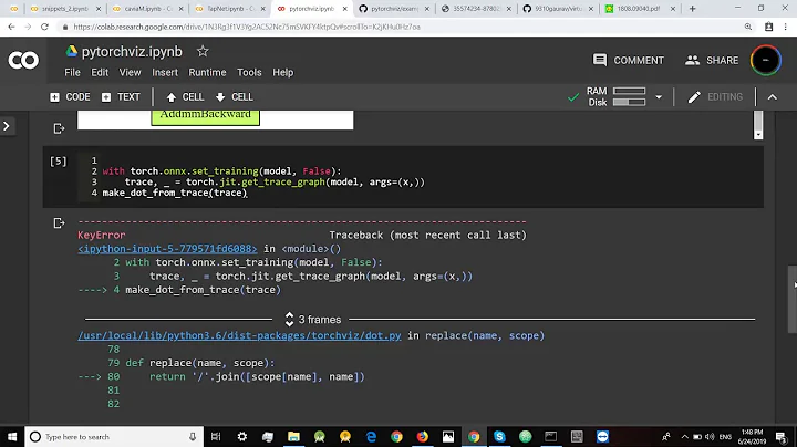 visualize PyTorch execution graphs with torchviz