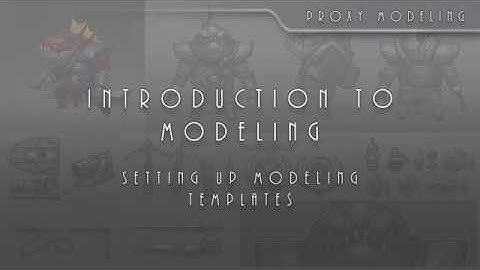 Intro To Game Asset Creation 002 Setting Up Modeling Templates