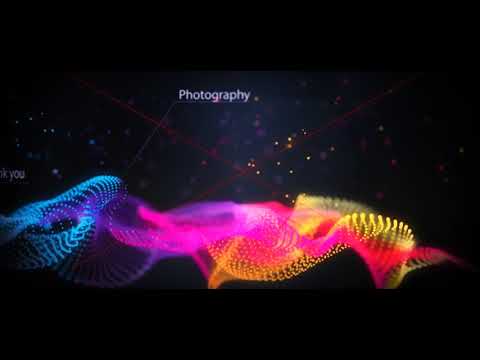 After Effects: Particle Waves Intro