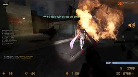ZOMBIE ESCAPE MOD ON COUNTER-STRIKE: SOURCE, MAP: ZE_shaurma, level 1, CSS