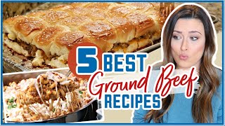 5 Ground Beef Recipes that will Change Your Life!! | Cook Clean And Repeat