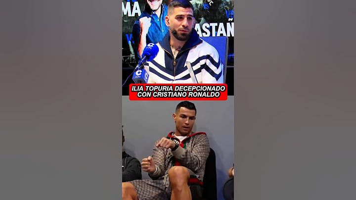 TOPURIA NO PERDONA a CRISTIANO RONALDO y LE DICE ESTO😨🔥 #ufc #cr7 #messi