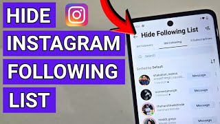 How to Hide Your Following List on Instagram [Keep It Private]