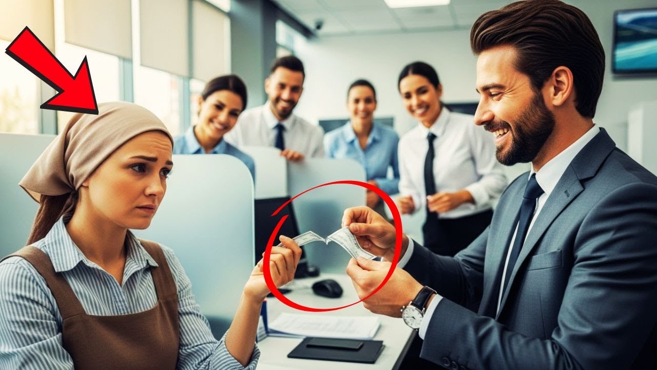 Upravitelj podere ček skromne žene, ne znajući da je ona vlasnica banke.