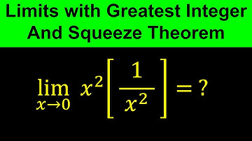 Limit involving Greatest Integer and Using Squeeze Theorem | A Tricky Limit Question | Calculus