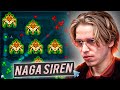 How Topson Plays CARRY Naga Siren in 7.40C