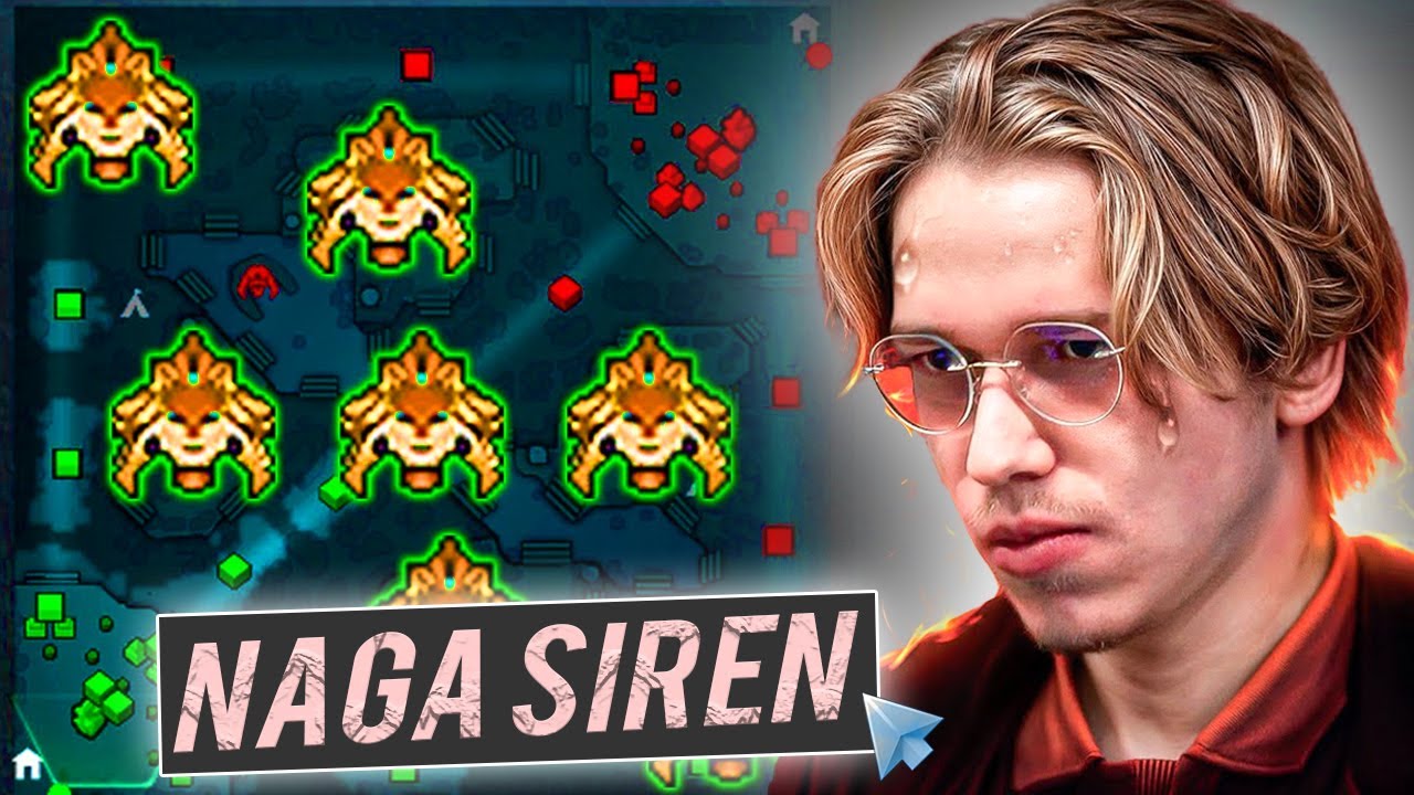 How Topson Plays CARRY Naga Siren in 7.40C