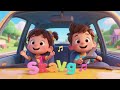 Travel Car Ride Song 🚗🌍 | Fun Road Trip Song for Kids &amp; Toddlers