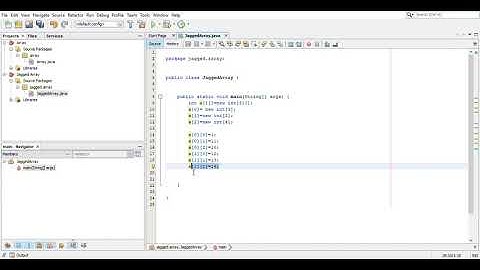 Static Input Jagged Array - Java  Tutorial - Array Types #1