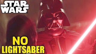 Why Vader Not Using His Lightsaber Against Reva Was So Important