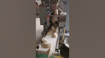 Large dumpling making machine empanada maker process