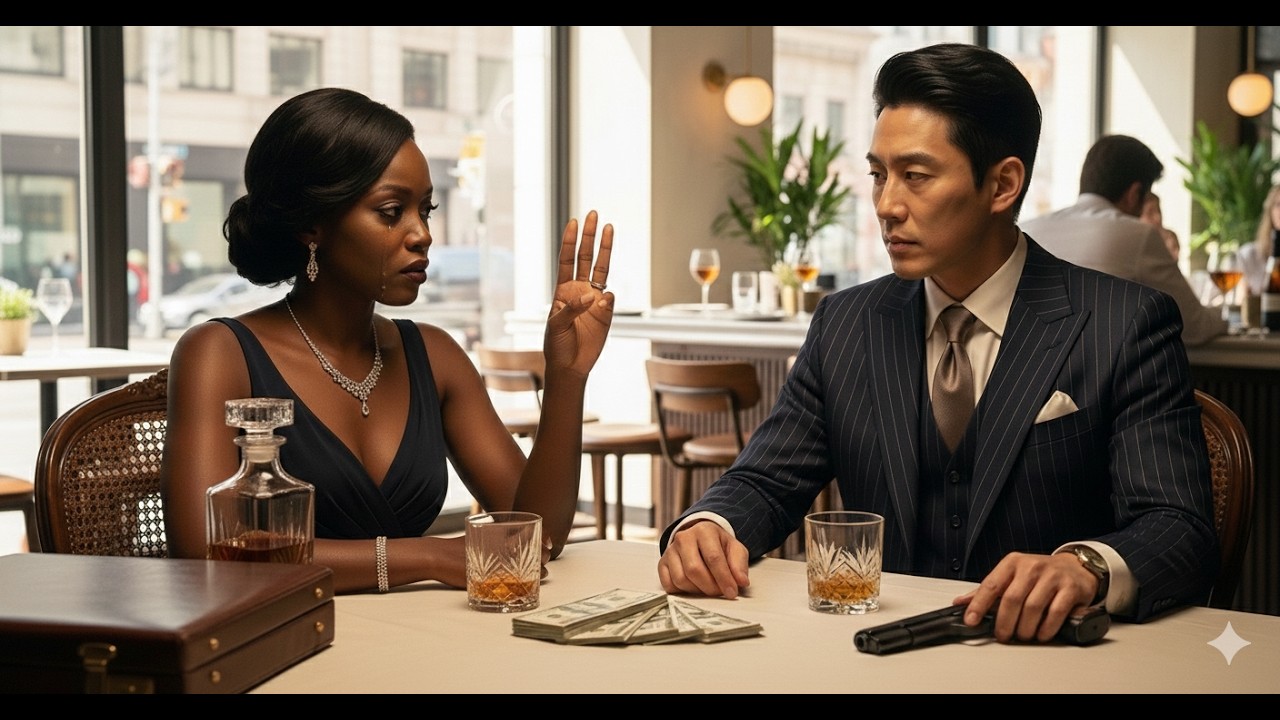 Black Lady Raised Three Fingers in Tears… He Never Came — Until a Korean Boss Took the Empty Seat